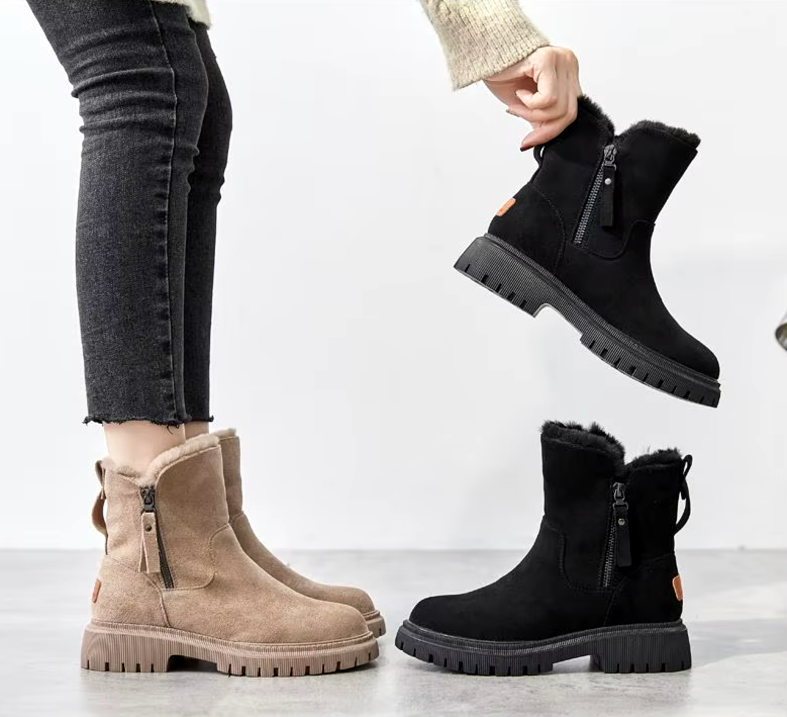 Freya | Women's Ankle Boots | Side Zip · Eltrendio