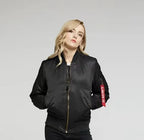 Freya | Women's Bomber Jacket | Zip Pocket · Eltrendio