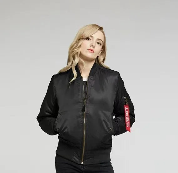 Freya | Women's Bomber Jacket | Zip Pocket · Eltrendio