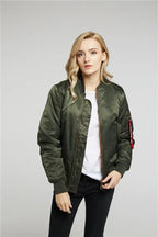 Freya | Women's Bomber Jacket | Zip Pocket · Eltrendio
