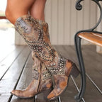 Freya | Women's Cowboy Boots | Studded · Eltrendio