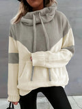 Freya | Women's Cowl-Neck Hoodie | Drawstring · Eltrendio