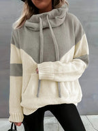Freya | Women's Cowl-Neck Hoodie | Drawstring · Eltrendio