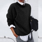 Freya | Women's Crewneck Jumper | Knitted · Eltrendio
