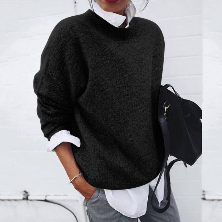 Freya | Women's Crewneck Jumper | Knitted · Eltrendio