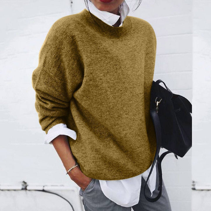 Freya | Women's Crewneck Jumper | Knitted · Eltrendio