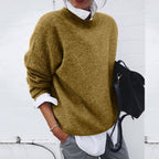 Freya | Women's Crewneck Jumper | Knitted · Eltrendio