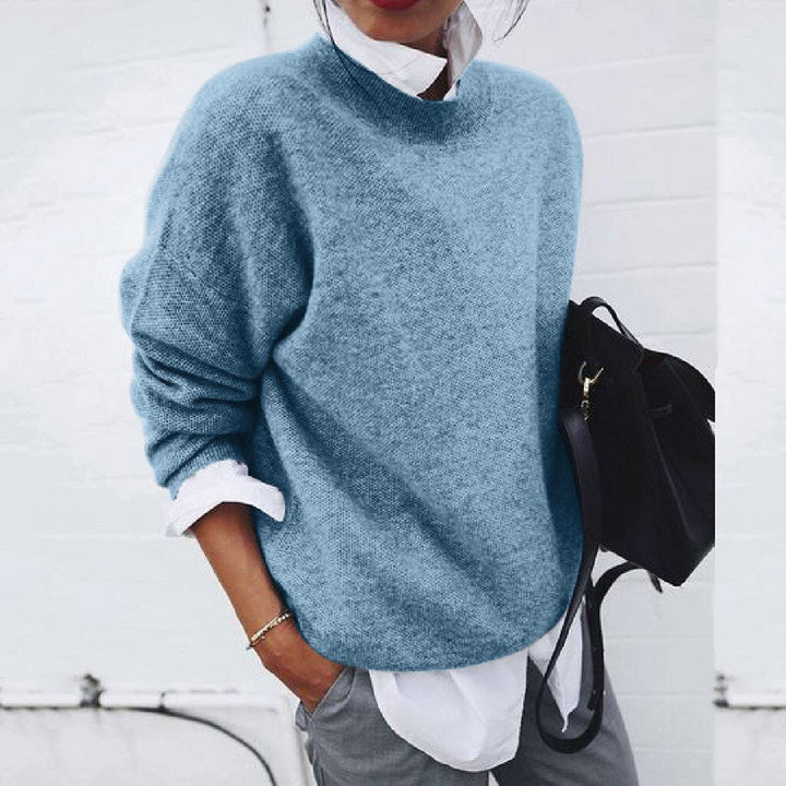 Freya | Women's Crewneck Jumper | Knitted · Eltrendio