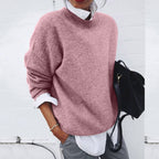 Freya | Women's Crewneck Jumper | Knitted · Eltrendio