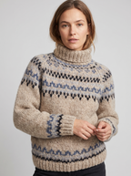 Freya | Women's Fair Isle Jumper | Chunky Knit · Eltrendio