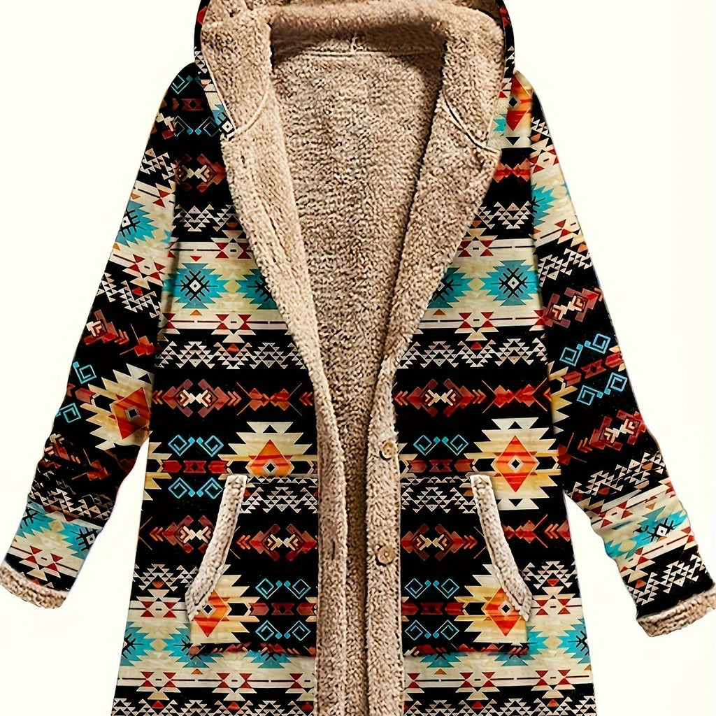 Freya | Women's Hooded Coat | Fleece-Lined · Eltrendio