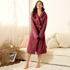 Freya | Women's Hooded Dressing Gown | Fleece · Eltrendio