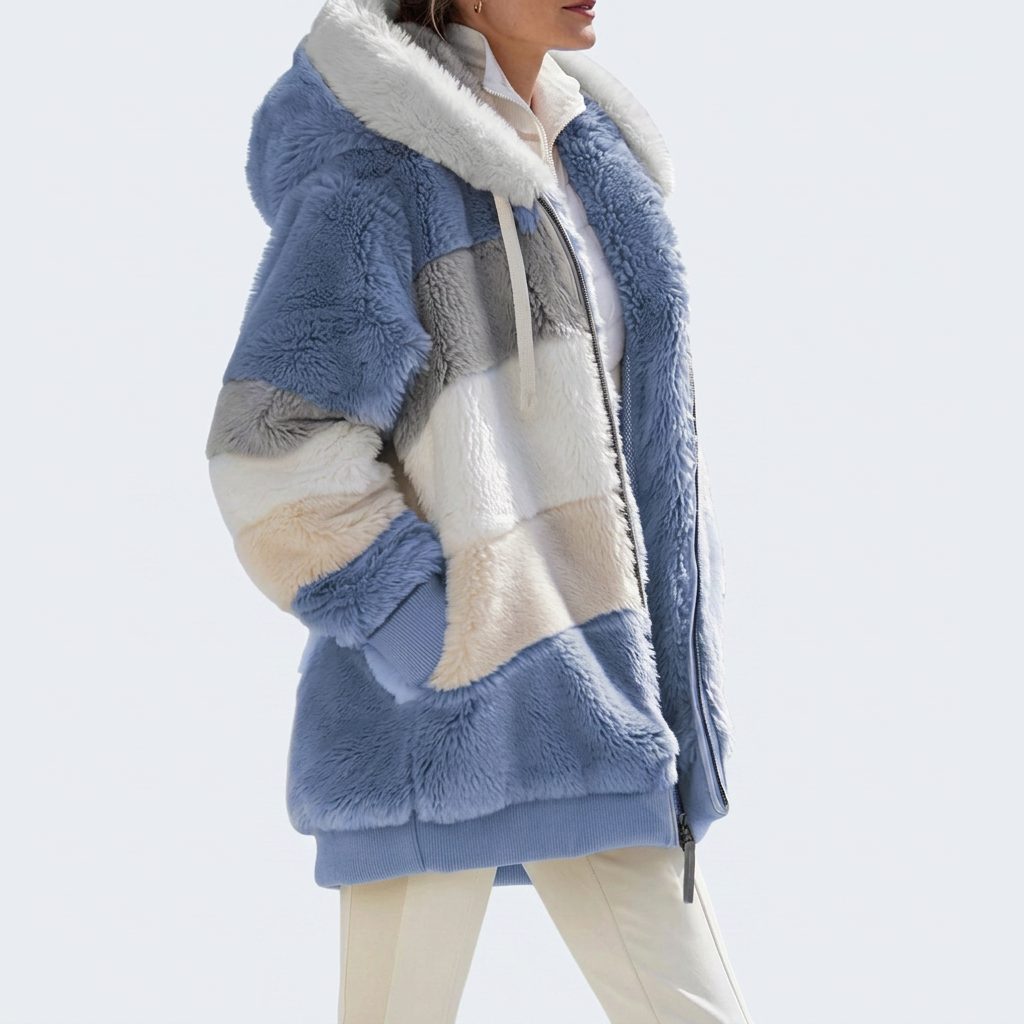 Freya | Women's Hooded Fleece Jacket | Zip-Up · Eltrendio