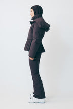 Freya | Women's Hooded Puffer Jacket | Belted Waist · Eltrendio