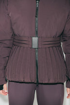 Freya | Women's Hooded Puffer Jacket | Belted Waist · Eltrendio