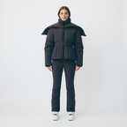 Freya | Women's Hooded Puffer Jacket | Belted Waist · Eltrendio