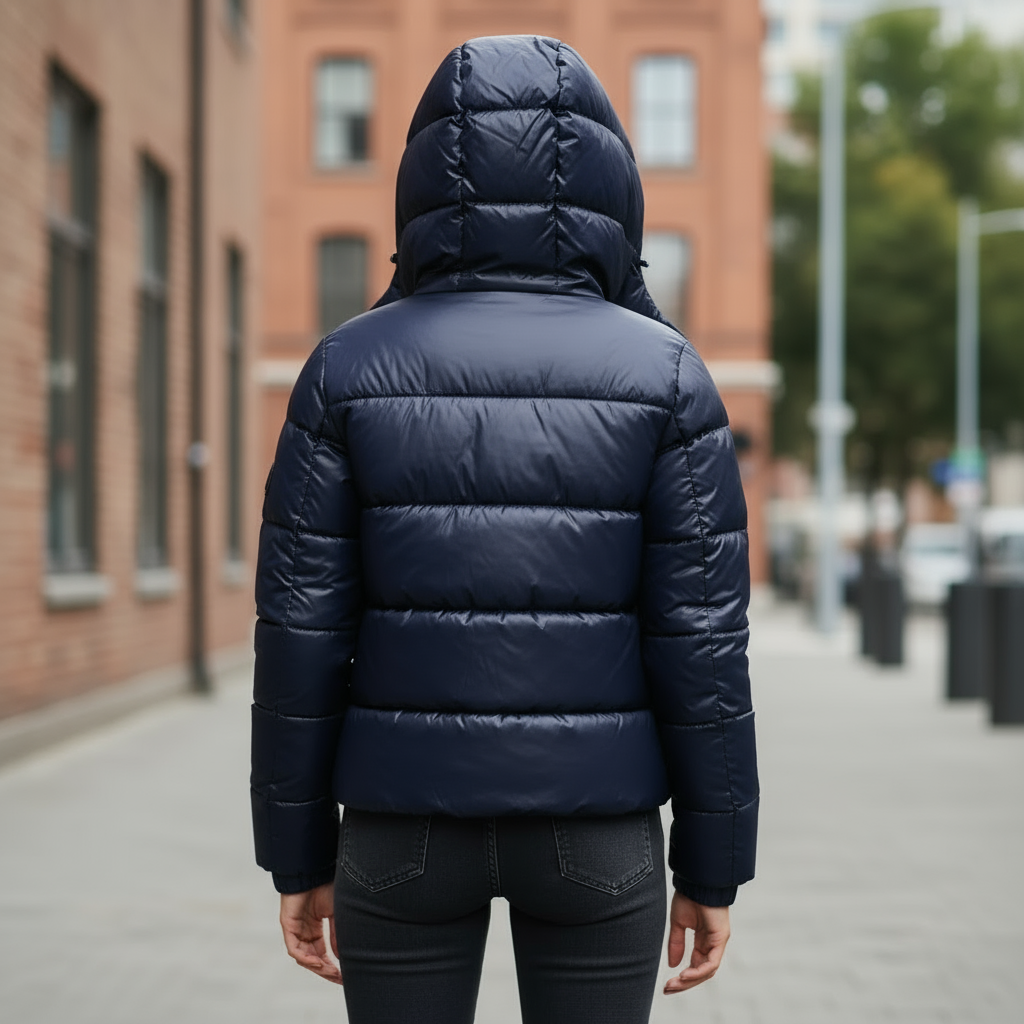 Freya | Women's Hooded Puffer Jacket | Detachable Hood · Eltrendio