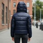 Freya | Women's Hooded Puffer Jacket | Detachable Hood · Eltrendio