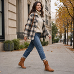 Freya | Women's Lace-Up Combat Boots | Side Zip · Eltrendio