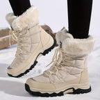 Freya | Women's Lace-Up Snow Boots | Fleece-Lined · Eltrendio