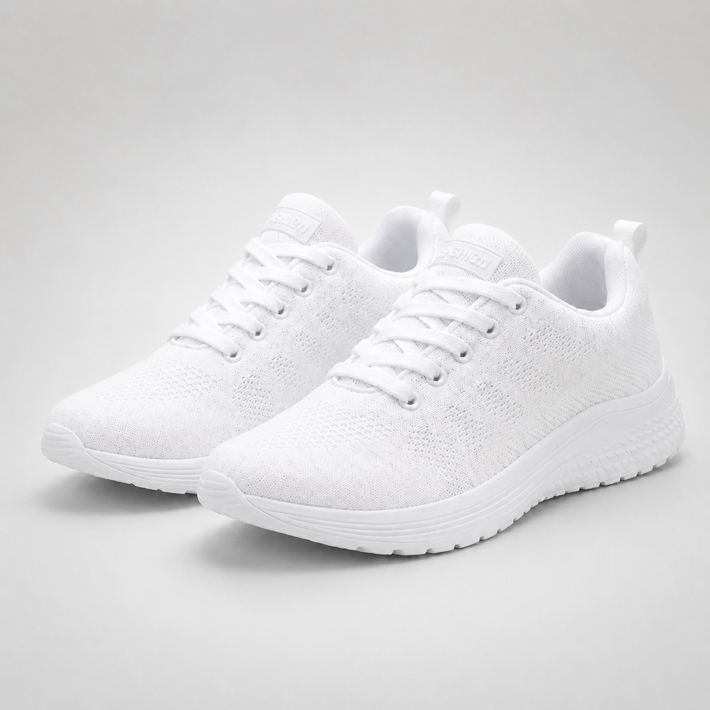 Freya | Women's Lace-Up Trainers | Breathable Mesh · Eltrendio