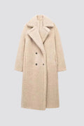 Freya | Women's Longline Teddy Coat | Double-Breasted · Eltrendio