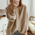 Freya | Women's Oversized Cardigan | Button Front · Eltrendio