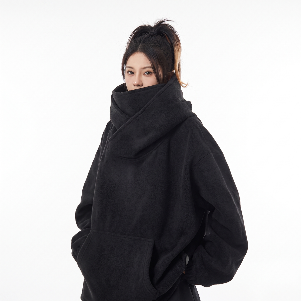 Freya | Women's Oversized Hoodie | Fleece-Lined · Eltrendio