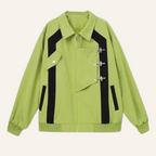 Freya | Women's Oversized Jacket | Buckle Detail · Eltrendio