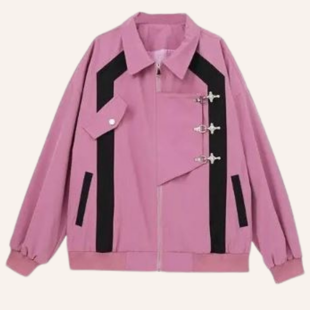 Freya | Women's Oversized Jacket | Buckle Detail · Eltrendio