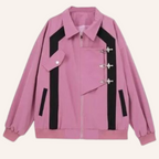 Freya | Women's Oversized Jacket | Buckle Detail · Eltrendio