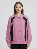 Freya | Women's Oversized Jacket | Buckle Detail