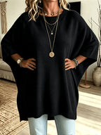 Freya | Women's Oversized Jumper | Batwing Knit · Eltrendio