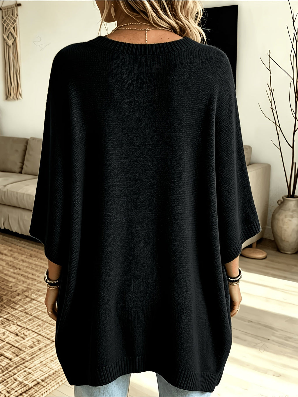 Freya | Women's Oversized Jumper | Batwing Knit · Eltrendio