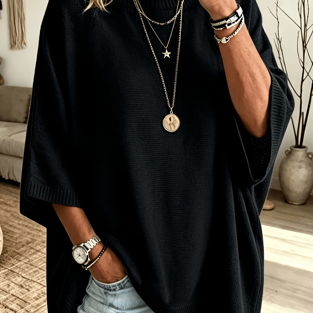 Freya | Women's Oversized Jumper | Batwing Knit · Eltrendio