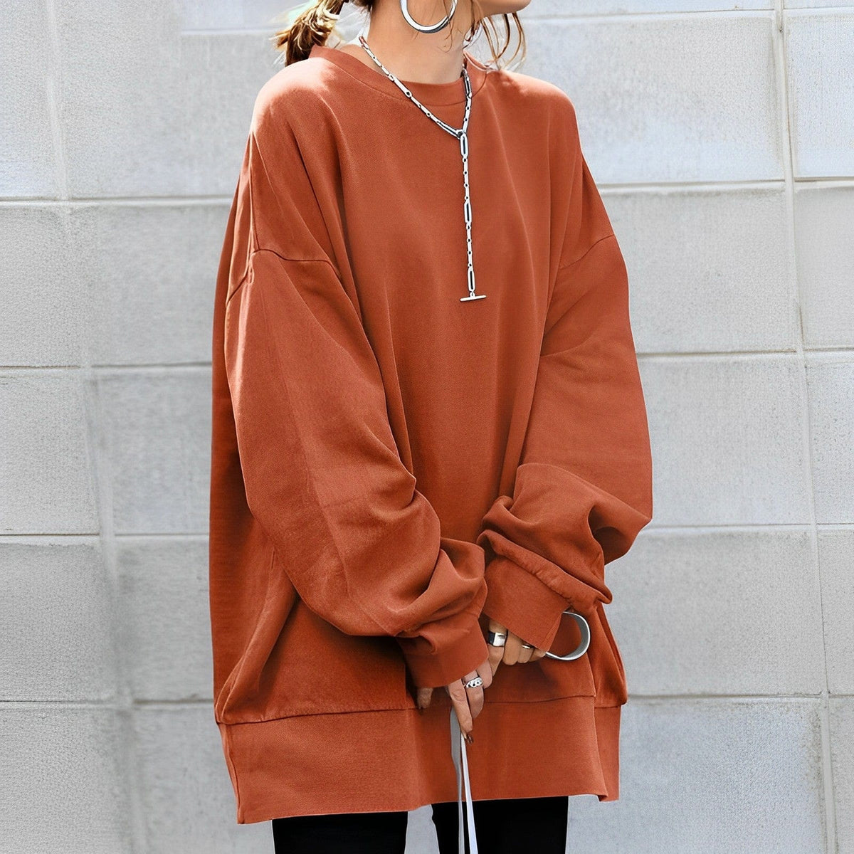 Freya | Women's Oversized Sweatshirt | Crewneck · Eltrendio