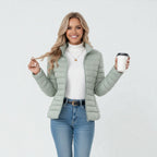 Freya | Women's Padded Jacket | Funnel Neck · Eltrendio