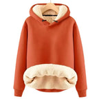 Freya | Women's Pullover Hoodie | Sherpa-Lined · Eltrendio