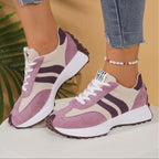 Freya | Women's Retro Trainers | Lace-Up · Eltrendio