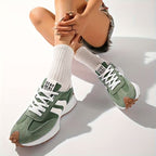 Freya | Women's Retro Trainers | Lace-Up · Eltrendio
