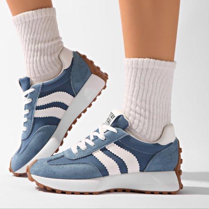 Freya | Women's Retro Trainers | Lace-Up · Eltrendio