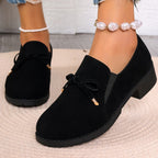 Freya | Women's Slip-On Loafers | Bow Detail · Eltrendio