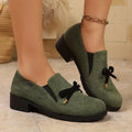 Freya | Women's Slip-On Loafers | Bow Detail · Eltrendio