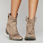 Freya | Women's Western Ankle Boots | Block Heel · Eltrendio