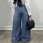 Freya | Women's Wide-Leg Jeans | High-Waisted · Eltrendio