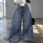 Freya | Women's Wide-Leg Jeans | High-Waisted · Eltrendio