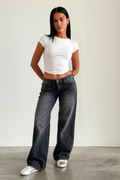 Freya | Women's Wide-Leg Jeans | Mid Waist · Eltrendio