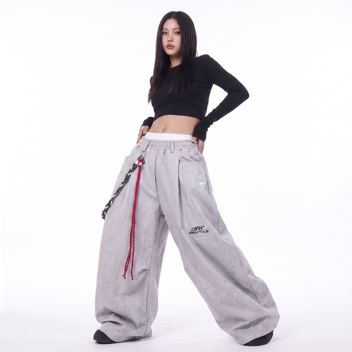 Freya | Women's Wide-Leg Joggers | Elastic Waist · Eltrendio