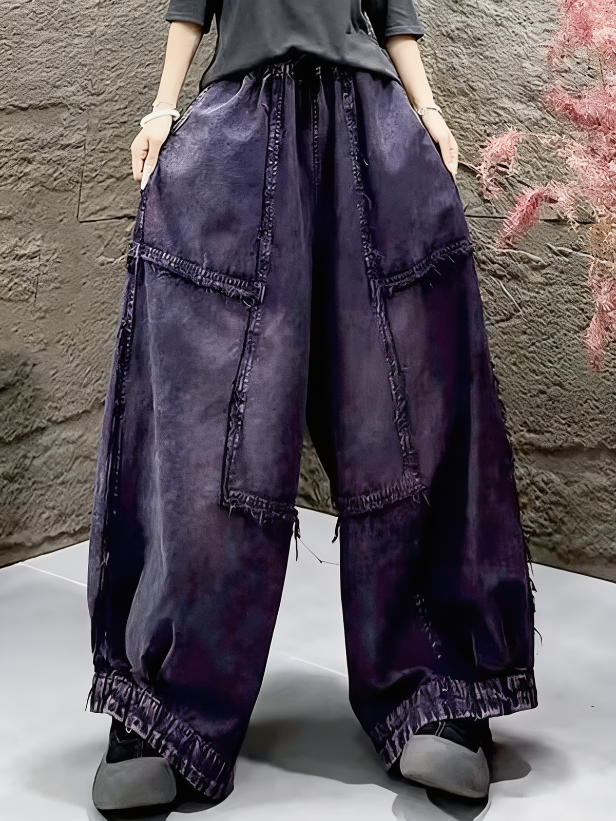 Freya | Women's Wide-Leg Trousers | Drawstring Waist · Eltrendio