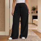 Freya | Women's Wide-Leg Trousers | Drawstring Waist · Eltrendio